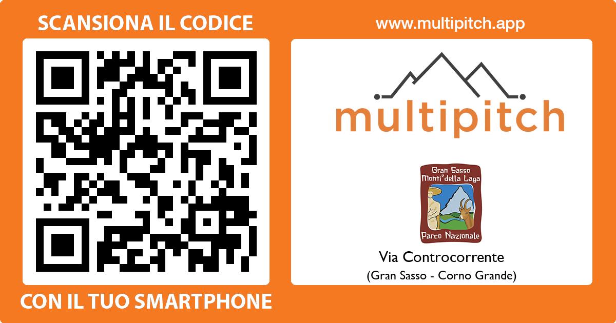 Itinerario gradevole su un versante poco frequentato del Corno Grande. Ben protetto con fix e soste attrezza con cordoni per eventuali calate. La roccia è ottima ma da evitare in caso di tempo instabile a causa dell'accumulo di enormi quantità di acqua nei colatoi.